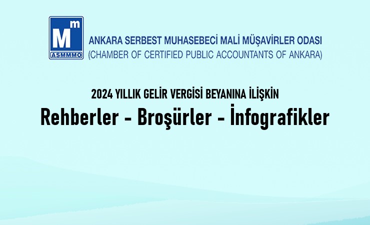 2024 Yıllık Gelir Vergisi Beyanına İlişkin Rehberler, Broşürler