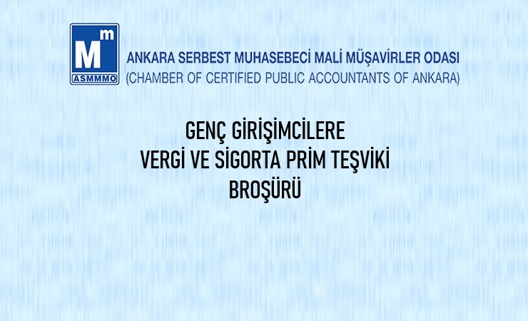 Genç Girişimcilere Vergi ve Sigorta Prim Teşviki Broşürü