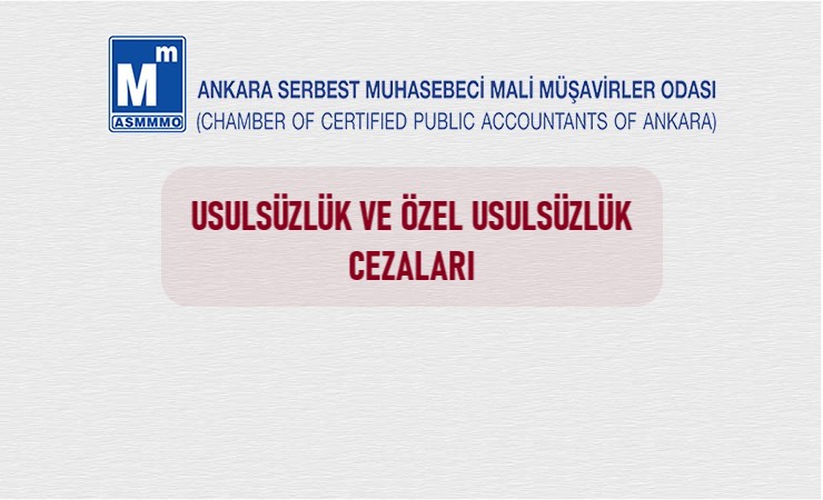 Usulsüzlük ve Özel Usulsüzlük Cezaları