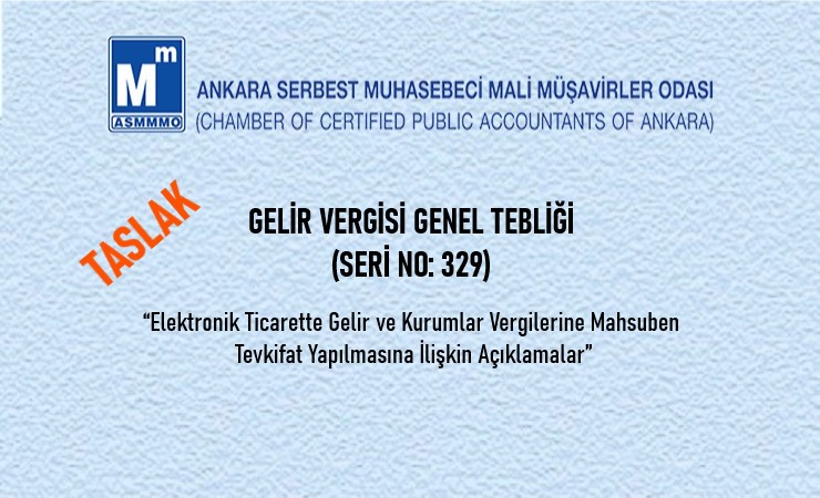 Gelir Vergisi Genel Tebliği Taslağı (Seri No: 329)