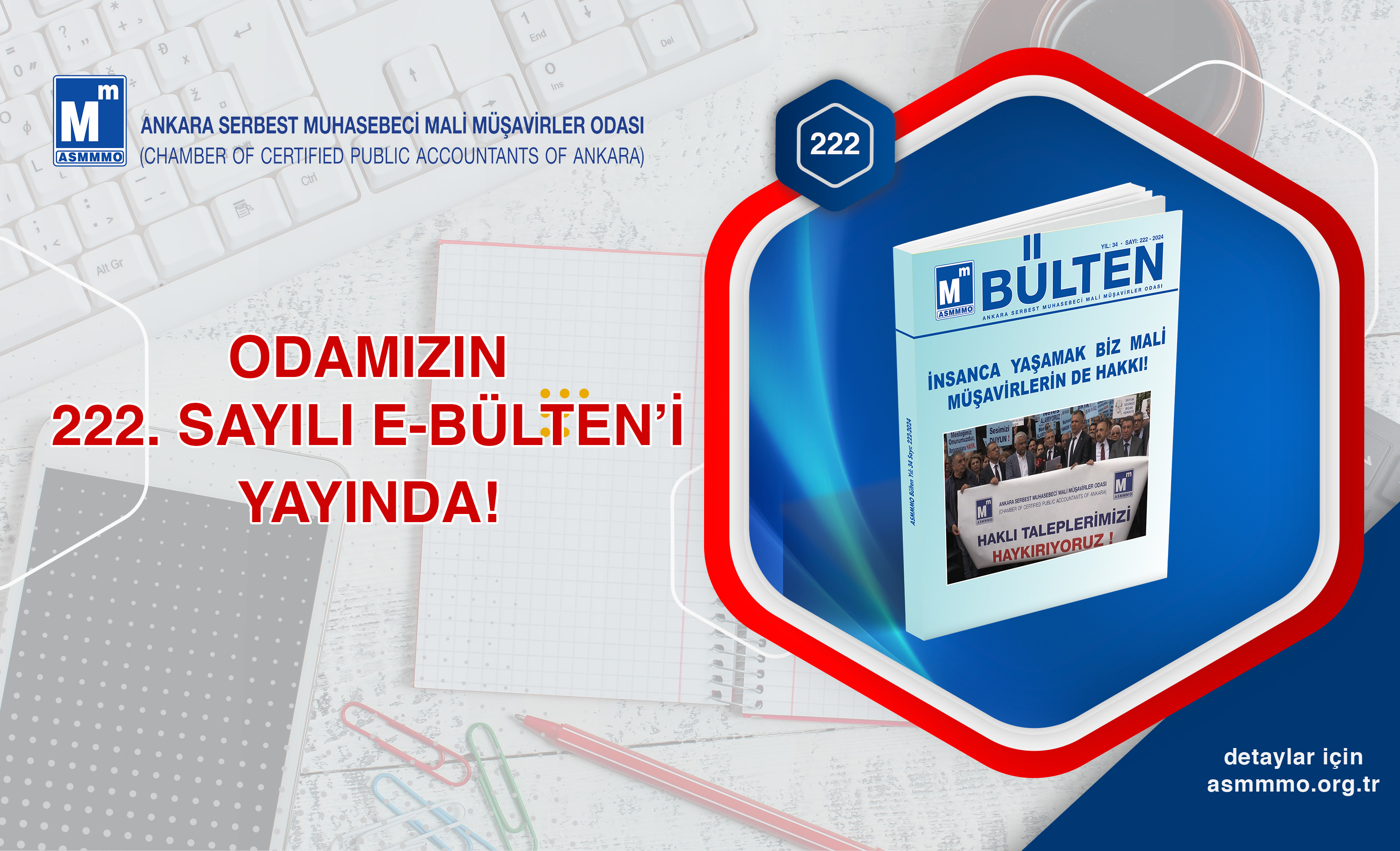 Odamızın 222 Sayılı E-Bülten'i Yayında