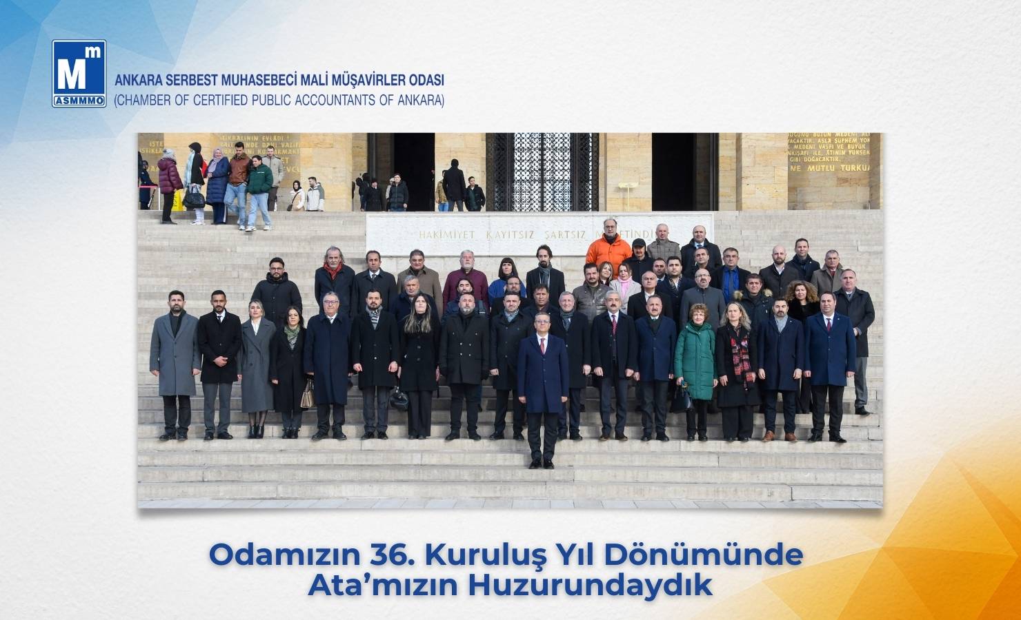 Odamızın 36. Kuruluş Yıl Dönümünde Ata'mızın Huzurundaydık