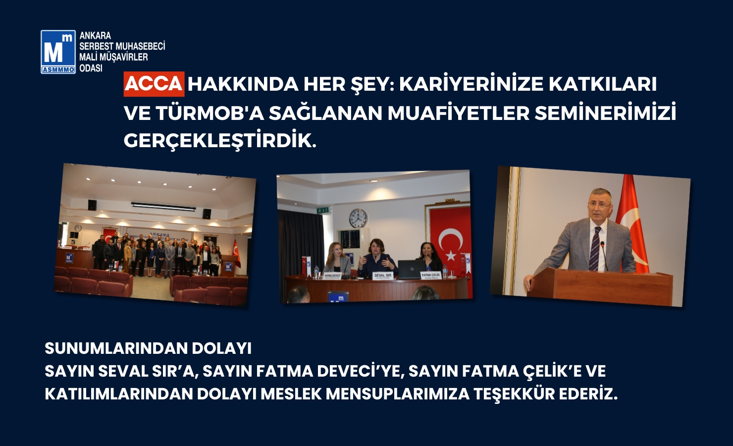 Seminerimiz Tamamlandı.