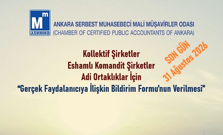 Gerçek Faydalanıcıya İlişkin Bildirimin Verilmesi