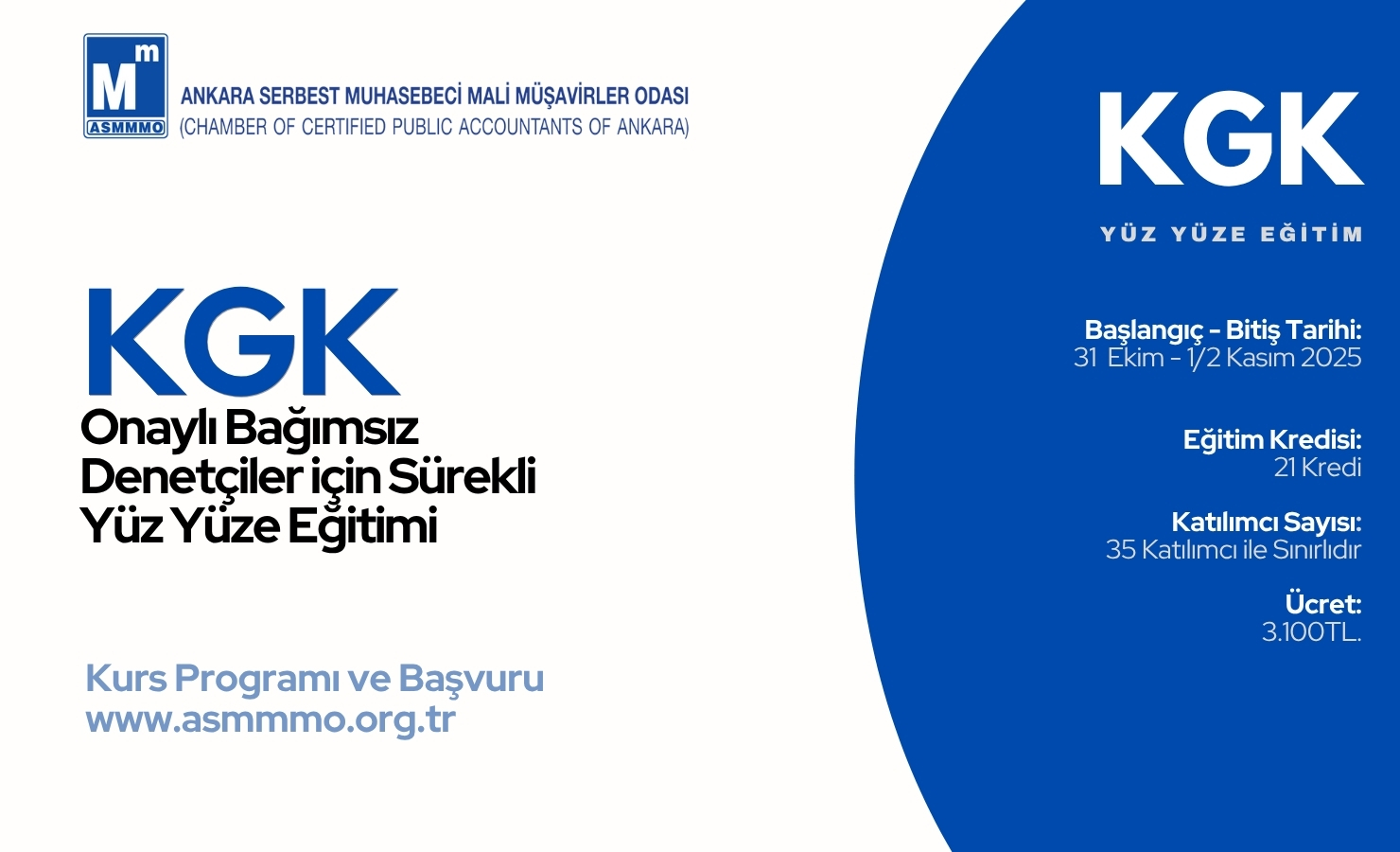 KGK YÜZ YÜZE EĞİTİM