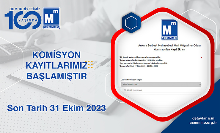 Komisyon Kayıtlarımız Başlamıştır