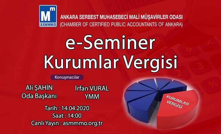 14 Nisan 2020, eseminer, Kurumlar Vergisi 1.bölüm